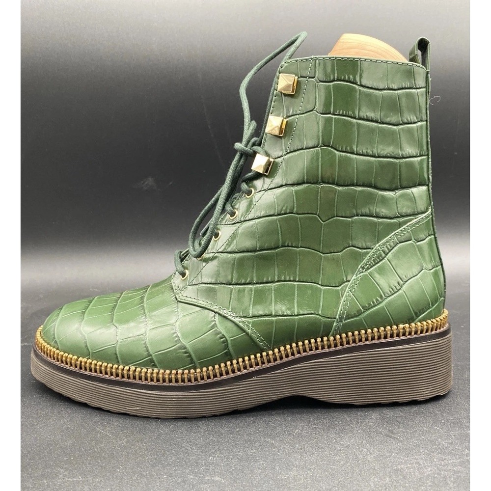 Michael KORS Haskell Crocodile Embossed‎ Leather Bootie Men's 9M - Picture 7 of 16